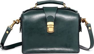 OLD TREND Doctor Transport Leather Satchel in Teal at Nordstrom Rack