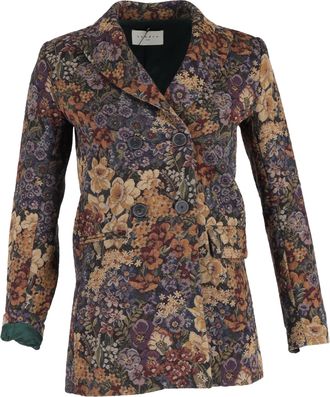 Sandro Floral Jacquard Balzer in Multicolor Cotton