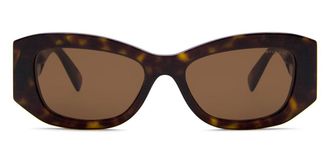 Bulgari BV40037I 52E Womens Sunglasses Brown Size 54