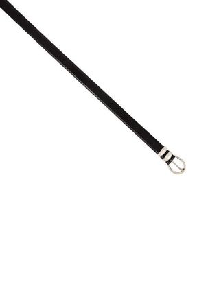 Sandro Smooth leather belt in Black at Nordstrom, Size Medium