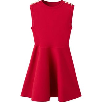 Mango Sleeveless Sweater Minidress in Red at Nordstrom, Size 4