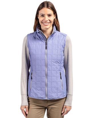 Cutter & Buck Rainier PrimaLoft Womens Eco Insulated Full Zip Puffer Vest