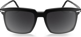 Silhouette Menton Fullrim 4082/75 Polarized 9110 Mens Sunglasses Black Size 55