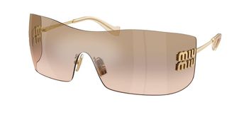 Miu Miu MUB53S 5AK20P Womens Sunglasses Gold Size 144