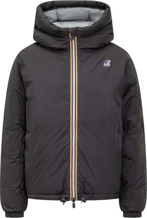 K-Way Giacca Le Vrai 4,0 Albine con cappuccio - Nero