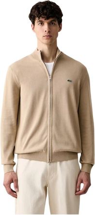 Lacoste Cardigans - Heren - Vesten - Beige - M - Truien & Vesten