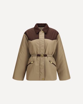 Versace Giacca Responsible in twill di nylon Woman 40
