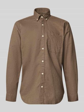 Camel Active Regular Fit Freizeithemd mit Button-Down-Kragen in Hellbraun, Gr&ouml;&szlig;e 3XL