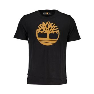 Timberland T-Shirts, male, Black, Size: XL Graphic Tee