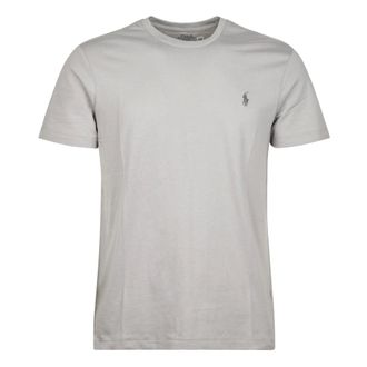 Polo Ralph Lauren T-shirt in Jersey con Vestibilit&agrave; Classica e Logo - - Tops - Uomo - Grigio - M