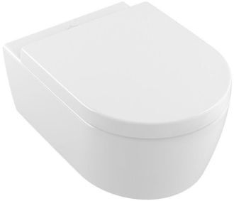 Villeroy & Boch Villeroy&boch - Avento - Wc Sospeso Con Sedile Softclosing, Directflush, Bianco Alpino 5656hr01