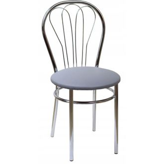 OEM Silla De Cocina Tulip De Metal Claro Furnitex Gris