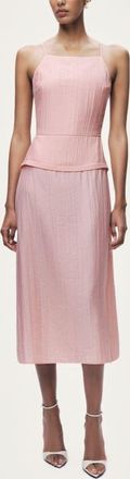 Nocturne Spaghetti Strap Maxi Dress in Pink at Nordstrom, Size X-Small
