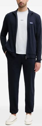 BOSS logo-print tracksuit set - Blu