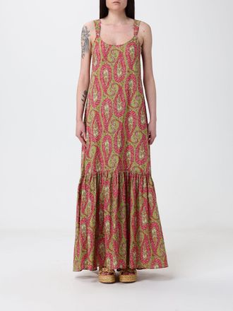 Etro Abito lungo Etro in cotone con stampa Paisley