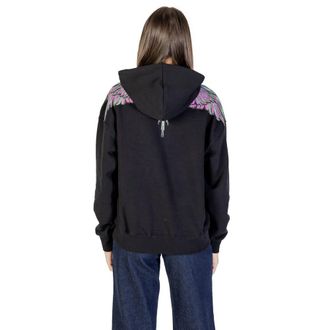 Marcelo Burlon Womens Black Cotton Hoodie Clothing