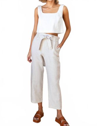 Emerson Fry Roma Square Neck Top In White