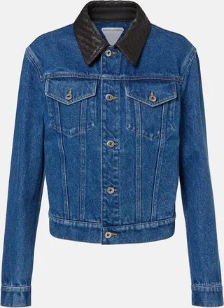 Bottega Veneta Intrecciato denim jacket