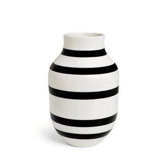 K&auml;hler Design - Omaggio Vase H 31 cm, schwarz