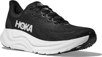 Hoka One One Womens Arahi 8 Running Shoe - Medium In Black/white