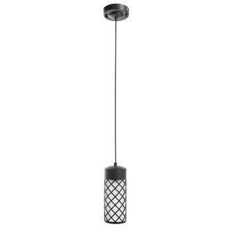 Beliani Conjunto De 2 L&aacute;mparas Colgantes Modernas Jard&iacute;n Exterior De Aluminio Mate Con Pantalla De Vidrio Negro Raska
