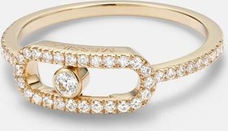 Messika Anello Move Uno in oro 18kt con diamanti