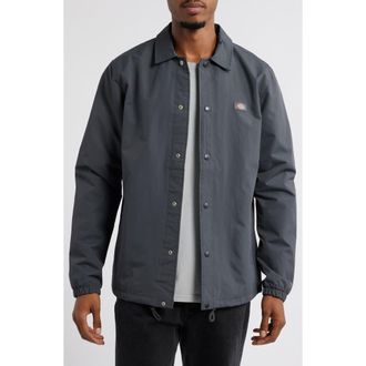 Dickies Oakport Coach Jacket in Charcoal Grey at Nordstrom Rack, Size Medium