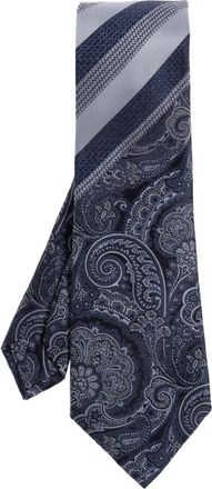 Etro Zijden Das - Heren - Stropdassen - Blauw - ONE Size - Accessoires