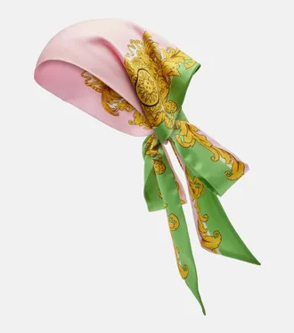 Versace Foulard in twill di seta