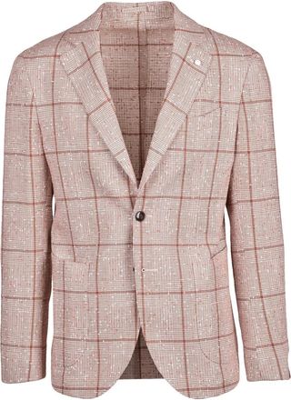 Lubiam Rounded Jacket - Brown