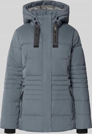 G.I.G.A. DX Steppjacke mit verdecktem Zweiwege-Reißverschluss in Rauchblau, Größe 36