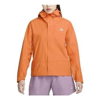 Nike (WMNS) Nike ACG Cascade Rain Storm-FIT Water-Resistant Lightweight Jacket Asia Sizing Orange DV9523-885