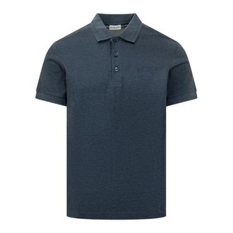 Burberry Eddie EKD Polo - male - Burberry - Polo Shirts - Blue - 2XL - Tops