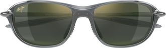 Maui Jim Green Mj0339s Translucent Mirrored Sunglasses