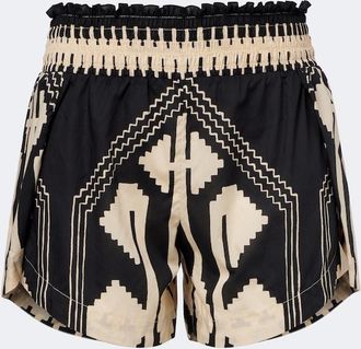 Johanna Ortiz Printed cotton shorts
