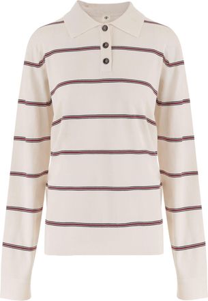 The Garment Multicolor Striped Viscose-Blend Polo Shirt