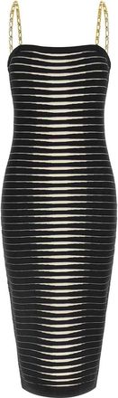 Elisabetta Franchi Striped Dgrad Dress