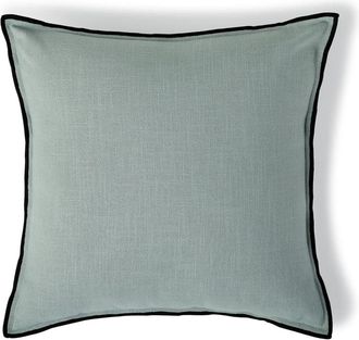 Febronie Coj&iacute;n algod&oacute;n verde celad&oacute;n / negro 50x50