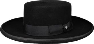 Lierys x Classic Felt Hat Plain Ribbon Made in Germany Men Woman Spring Summer Black