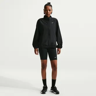 Nike Womens One High-Waisted 8 Biker Shorts with Pockets in Black | FZ6758-013