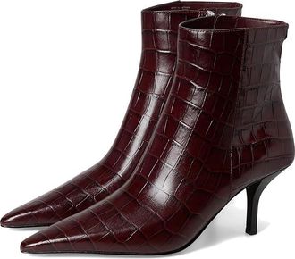 Michael Kors Selina Heeled Bootie Womens Boots Oxblood : 6.5 M, Synthetic