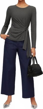 Fifteen Twenty Rylee Cropped Pants In Stripe