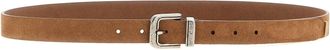 Brunello Cucinelli Suede Belt Cinture Marrone-Uomo