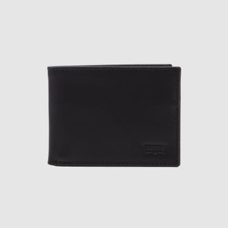 Levi's Batwing Bifold ID Wallet - Mens - One Size - Black