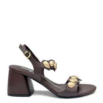 Jeannot High Heel Sandals, female, Brown, Size: 10 US High-heel Sandal