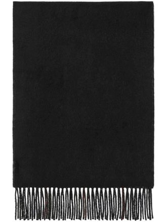 Burberry checked reversible cashmere scarf - unisex - Cashmere - OS - Black