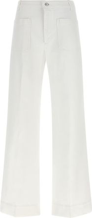 Victoria Beckham Cotton Fla Womens Jeans