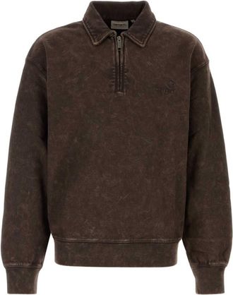 Carhartt Work in Progress Dark Brown Polo Sweatshirt