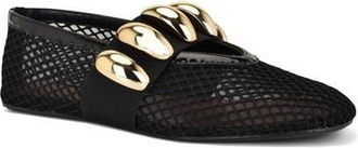 Nine West Dorra Mary Jane Flat in Black at Nordstrom, Size 7.5