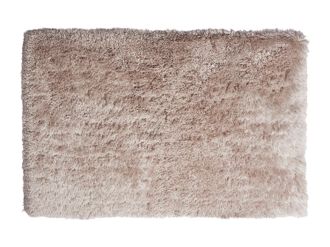 Vente-Unique Alfombra shaggy de pelo largo - 200 x 290 cm - Topo - ARDELA